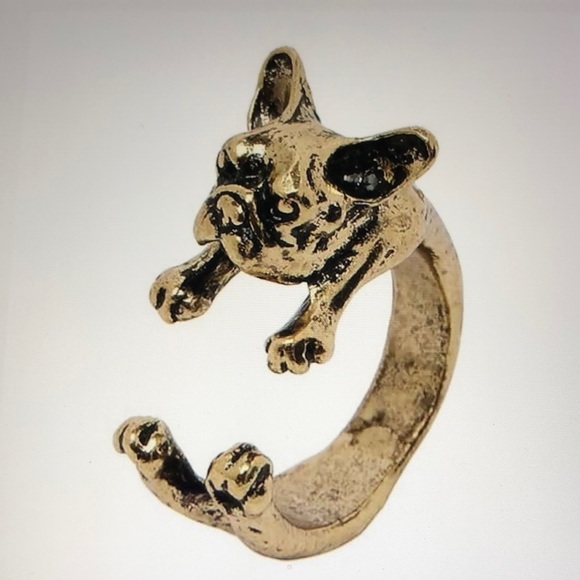 “Frenchies Forever “ Adorable Size 7 ring! LAST ONE! - Picture 7 of 7